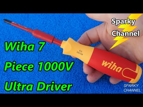 Wiha 1000V 7 Piece Insulated SlimLine Precision Pop Up Screwdriver Set