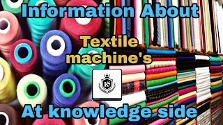 preview picture of video 'information about textile technology machine'