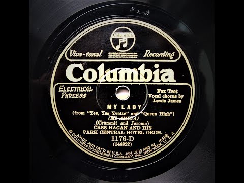 My Lady - Cass Hagan and His Park Central Hotel Orchestra (1927)