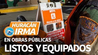 En Obras Públicas, listos y equipados
