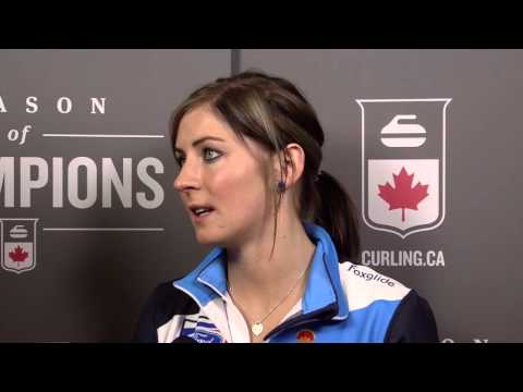 2016 Ford World Women's Curling Championship - Media Scrum - Draw 4