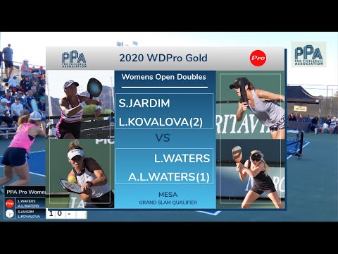 2020 PPA Mesa Qualifier WDPro  GOLD MEDAL Jardim/Kovalova v Waters/Waters