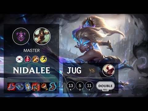Nidalee Jungle vs Lee Sin - KR Master Patch 10.8