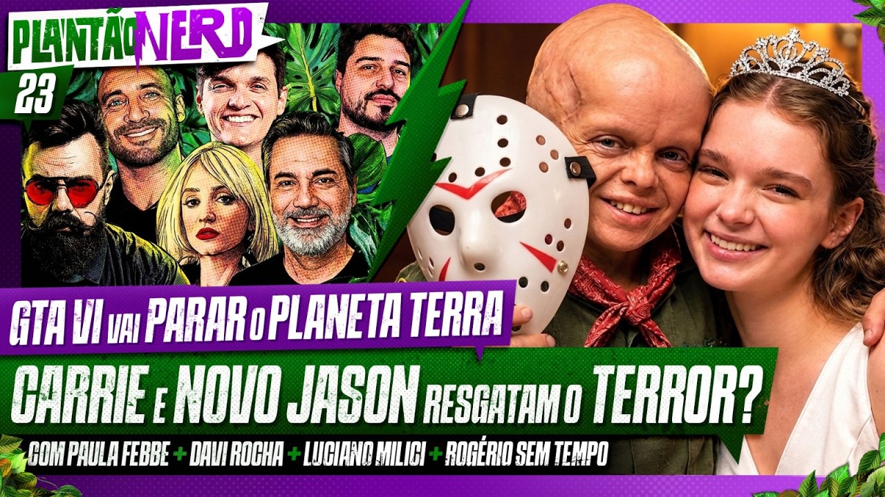 HELLRAISER: REVIVAL + NOVO TRAILER DE GTA VI + CARRIE AINDA MAIS ESTRANHA - Plantão Nerd. #023