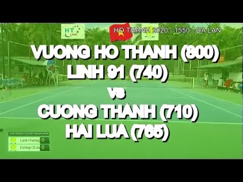 Vuong Ho Thanh 800  - Linh 91 740  vs Cuong Thanh 710  - Hai Lua 765  * 288 Vntennis - Ho Thanh 2020