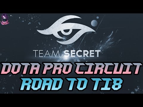 Team Secret Dota Pro Circuit TOP 1 on the Road To TI8 at the end of 2017 by Time 2 Dota #dota2