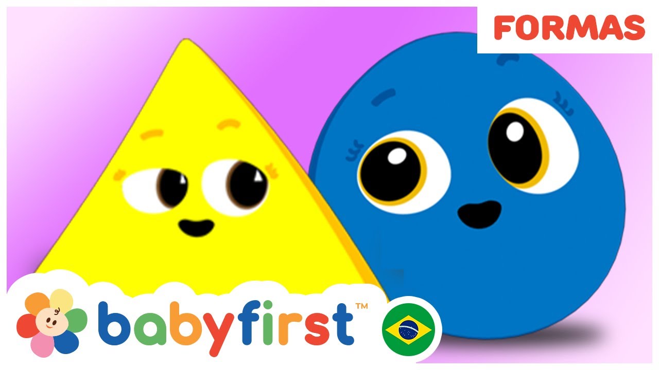 Vídeos Educativos para crianças | formas geometricas em português  | Círculo triângulo | Baby First
