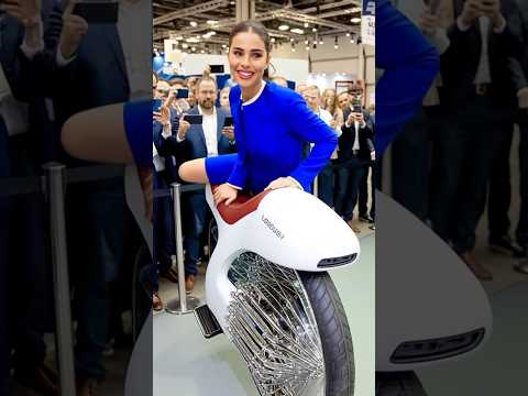 AI-Powered One-Wheel Electric Bike Demo at LA Auto Show 2025 #FutureBike #Futureofmobility