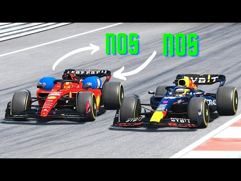 Ferrari F1 2023 with NOS vs Red Bull RB19 (STOCK) - Suzuka GP
