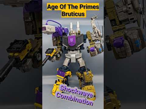 3 Minute Reviews #transformers #generations #ageoftheprimes #bruticus #shockwave #combination