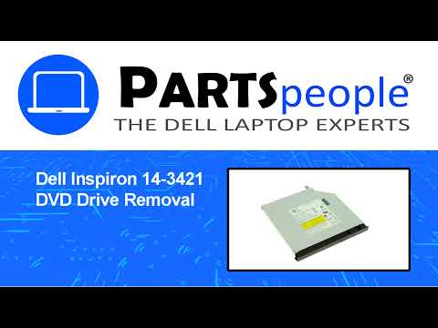 Dell Inspiron 14-3421 (P37G001) DVD Drive How-To Video Tutorial