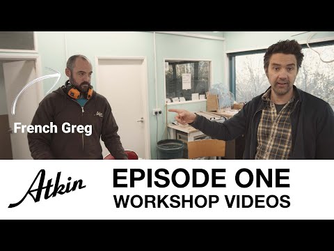 Atkin Guitars Workshop Videos Ep. 1 - Workshop tour, acoustic bodies, guitar set-up, meet the team.