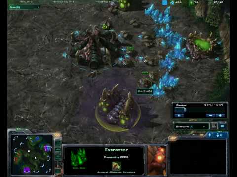 StarCraft 2 Beta: 2on2 Game (PT vs ZZ) on LT - Part 1/2