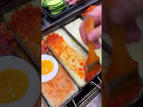 One person can make this rice crust rice with one stove. 8 pieces are ready in 5-6 minutes.