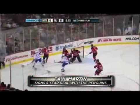 Penguins sign Paul Martin to 5-year deal