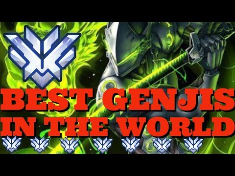 BEST GENJI PLAYERS IN THE WORLD MONTAGE- OVERWATCH