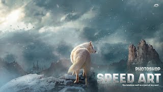 СОЗДАЮ ИЗ РАЗНЫХ ЧАСТЕЙ ФОТОШОП АРТ/TUTORIAL PHOTOSHOP/SPEED ART