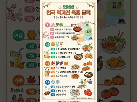 110 미식 여행 떠날 준비 됐나요 전국 먹거리 축제 총정리!