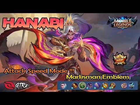 🔥 UNSTOPPABLE HANABI – Massive Damage & Great Teamfight | MLBB 🔥