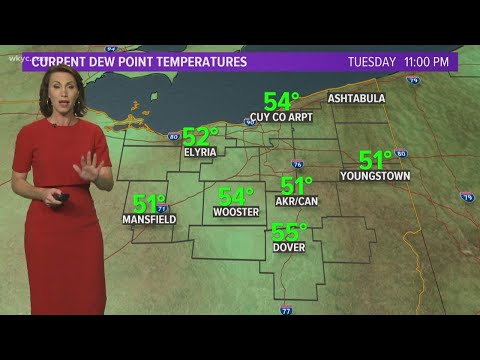 11 p.m. weather forecast August 19, 2020