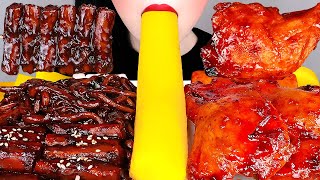 Download lagu ASMR BLACK BEAN NOODLES, TTEOKBOKKI(RECIPE), SPICY CHICKEN *KOREAN FOOD* COOKING & EATING MUKBANG 먹방 mp3