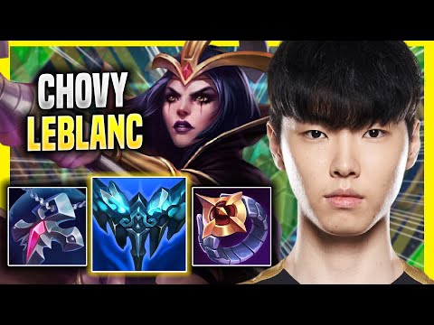 CHOVY PERFECT GAME WITH LEBLANC! - GEN Chovy Plays Leblanc MID vs Lissandra! | Season 2022