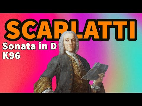 Domenico Scarlatti Sonata in D Major K96 - Exquisite Baroque Masterpiece (Synth Electronic)