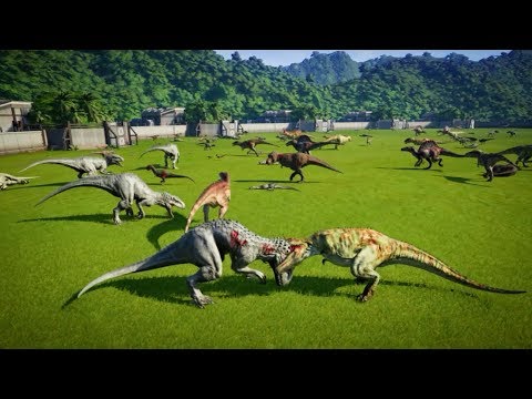 180 CARNIVORES BATTLE ROYALE - Jurassic World Evolution
