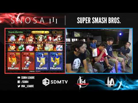 Snosa III - Isai & Gyaki vs Hero Pie & RG | JaimeHR - Doubles Losers Final
