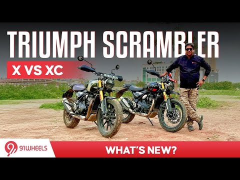 Triumph Scrambler 400 XC vs Scrambler 400X comparison : what’s new and what do you get