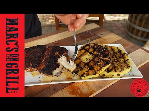 Blackened Mahi Mahi and Spicy Grilled Pineapple Recipes