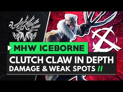 Monster Hunter World Iceborne | Clutch Claw in Depth - Damage & Weak Spots Explained