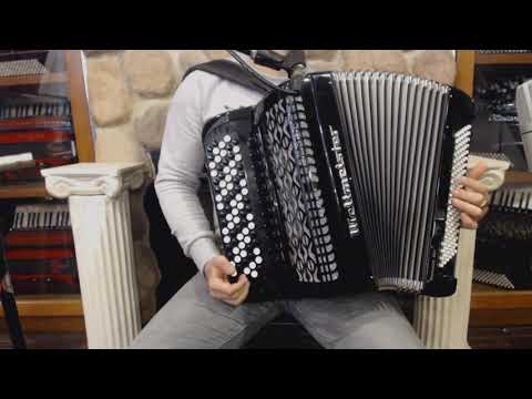 WELTROM824CBK - Black Weltmeister Romance 824 Chromatic Button Accordion C LMMH 82 120 $3499