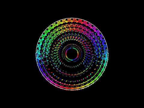 10,000 Particles on a genus10 surface