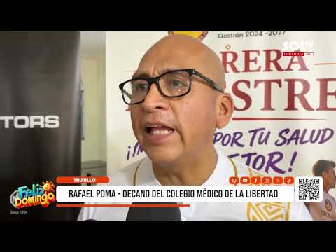 Trujillo: Colegio Médico plantea prioridades para nuevo gobierno