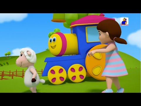 little bo peep has lost her sheep nursery rhyme | kids songs by Bob The Train