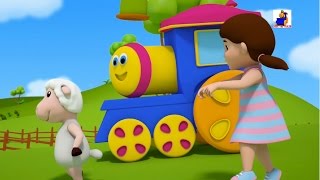 little bo peep has lost her sheep nursery rhyme | kids songs | bob the train