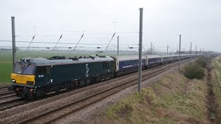 preview picture of video 'ECML   Caledonian Sleepers & Scotrail Turbostars Invade!'