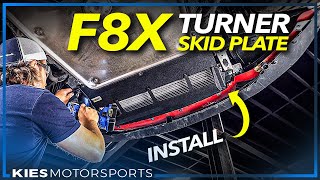 How to Install the Turner F80/F82 SKIDPLATE! PROTECT YOUR OIL COOLER!