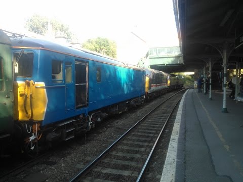 (HD) BR 26038 & 33202 + RF 33063 + IC 37254 + NSE 73140 power away from Forge Farm Crossing 3.8.14