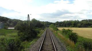 preview picture of video 'ZSSK Os 9111 on its way between Nižný Hrabovec and Strážske passing Hrabovecký tunnel'