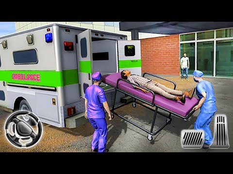 Flying City Ambulance Rescue Simulator 2020 - Emergency VAN Driving Game | Android GamePlay