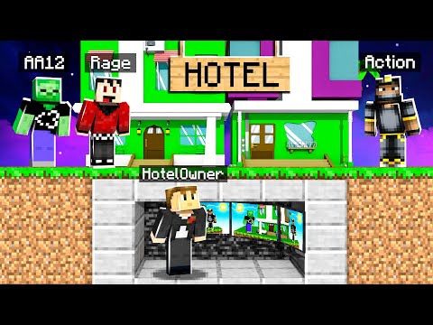RageElixir - We Went To a HAUNTED Hotel.. The Owner Had a DARK SECRET! (Minecraft)