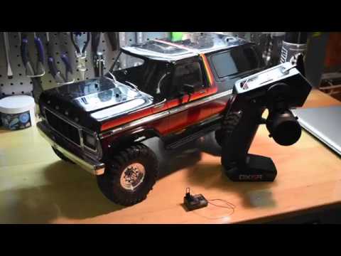 Traxxas TRX4 Bronco and Spektrum DX5R Install!!!