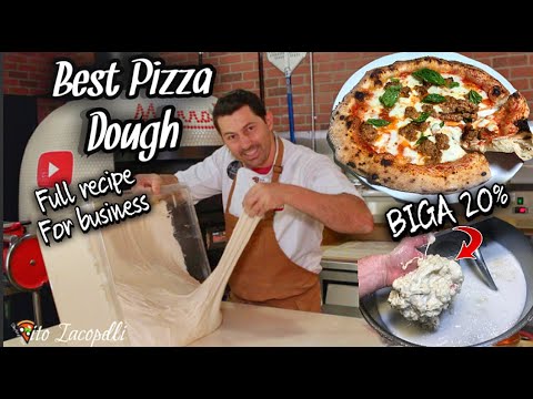 How To Make Best PIZZA DOUGH for Your Business (Full Recipe-BIGA)
