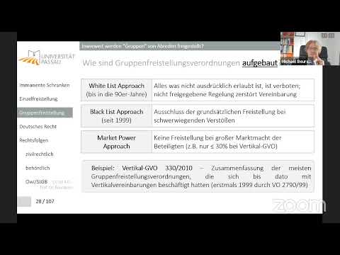 Kartellrecht 07 - Schranken des Verbots (26.05.2021)