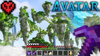 I Built AVATAR in Minecraft Hardcore!