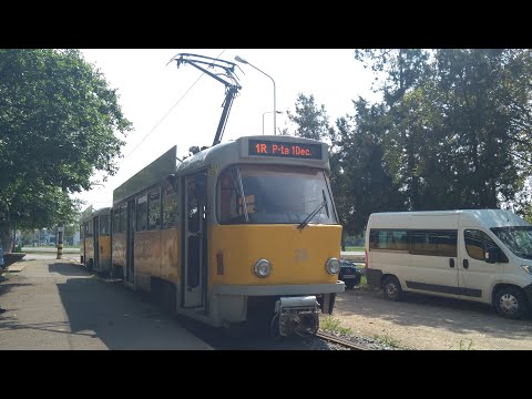Tramvai Tatra T4D-B4D 26-126 al OTL intrand in depou/ OTL Tatra tram 26-126 retiring to the depot