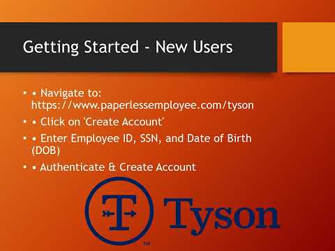 Tyson Paperless W2
