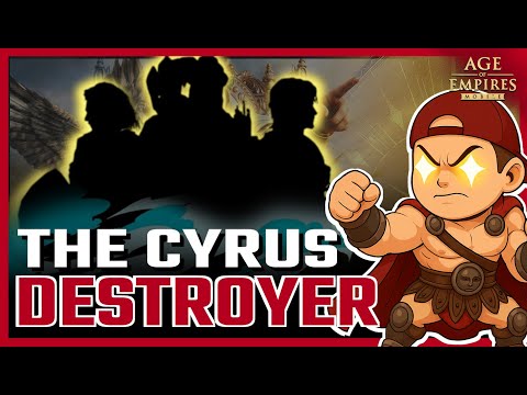 EL CID destroys CYRUS? BEST Cavalry March against Cyrus   Age of Empires Mobile